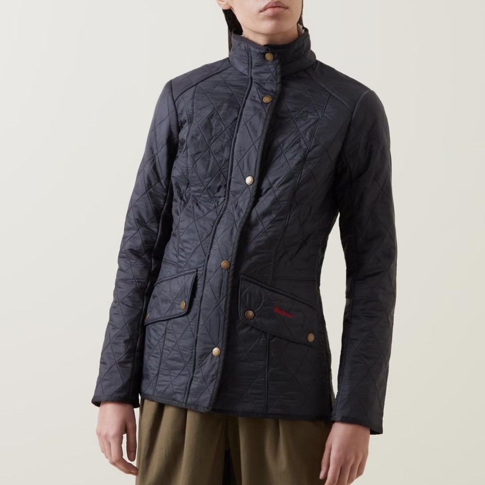 Barbour Quilted Jacket in Navy